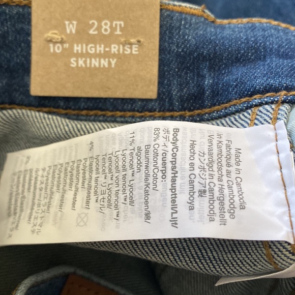 NEW MADEWELL 10” HIGH RISE SKINNY JEANS MA621 WENDOVER WASH - Picture 11 of 12